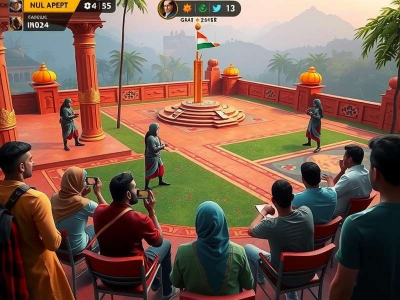 Supreme Goa Emperor gameplay screenshot showing vibrant Indian-inspired environment